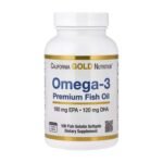 امگا ۳ پریمیوم فیش اویل گلد کالیفرنیا 100 عددی | Omega 3 fish oil california