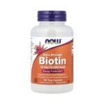 بیوتین اکسترا ناو ۱۲۰ عددی | Now biotin extra strength
