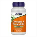 کپسول جینسینگ و رویال ژلی ناو | Now foods royal jelly & ginseng