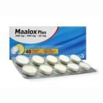 قرص جویدنی مالوکس پلاس 40 عددی (ضدنفخ و سوزش) – Maalox Plus Chewable Tablets