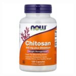 کیتوزان پلاس با کروم ناوفودز 120 عددی | NOW Foods Chitosan Plus Chromium