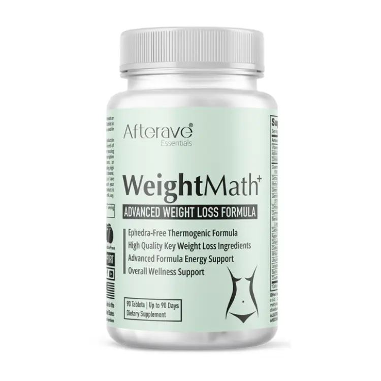 چربی‌سوز ویت مث پلاس افترایو 90 عددی | Afterave Weight Math Plus